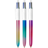 BIC Stylo-bille 4 Couleurs Gradient