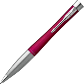 Parker Urban Twist stylo-bille, magenta rouge vif avec finitions chrome